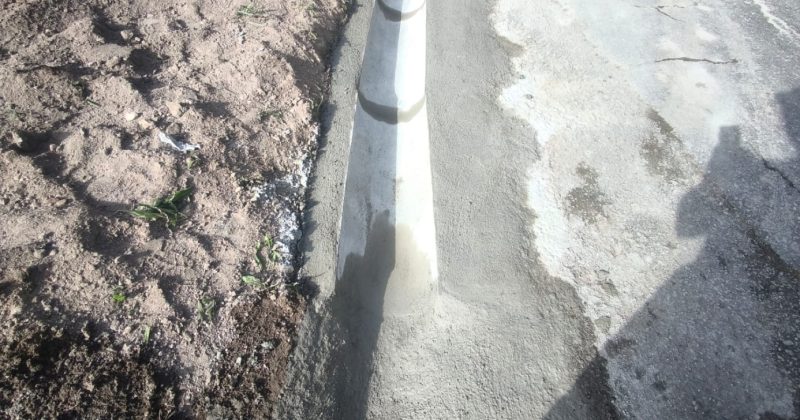 Concluída a obra de Drenagem e Requalificação da Rede de Águas Pluviais no Caminho da Lamela em confinamento com a Rua Nova da Lamela