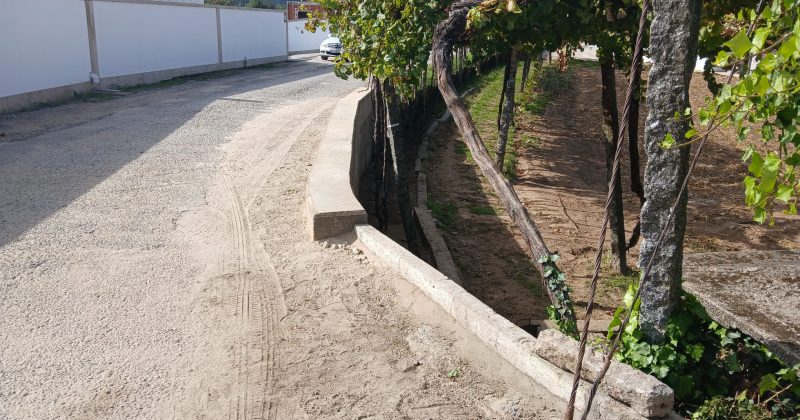 Concluída a Requalificação do Muro de Suporte na Rua do Latoeiro